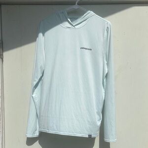 Patagonia Sky Blue Long Sleeve Hoodie